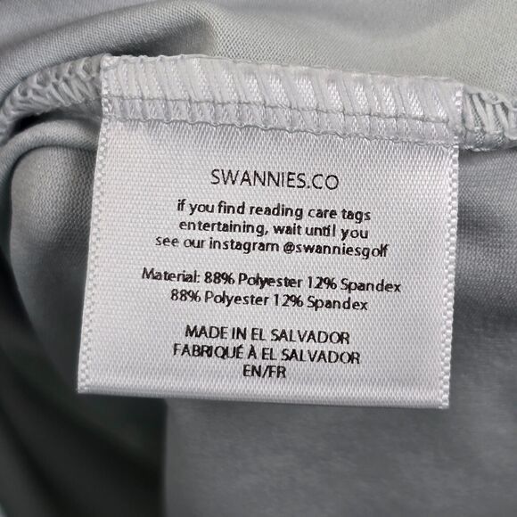 Swannies Performance Kesling 1/4 Zip Glacier Ocean Stretch Men's Size XL FLAW* - Picture 7 of 15